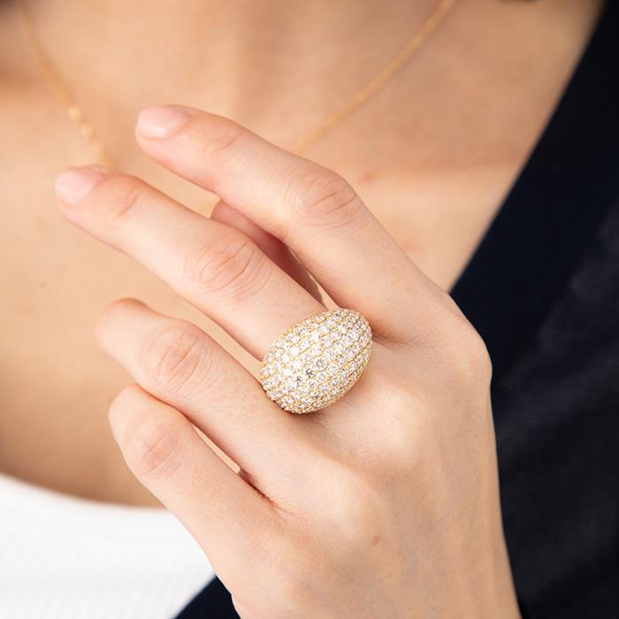パヴェリング ダイヤモンド計5.0ct (Hカラー,SIクラス) 115石 パヴェリング ダイヤモンド計5.0ct (Hカラー,SIクラス) 115石