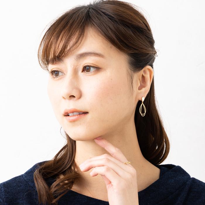 チェーンリング 細目 K18 YG WG 重ね付け 18金 指輪 イエローゴールド ホワイトゴールド チェーンモチーフ リング カットデザインの画像