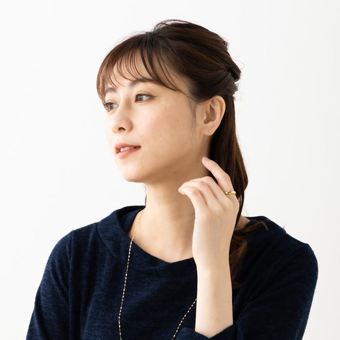 24金 K24 純金 リング 指輪 ゴールド 豪華 平打ち デザイン 約3.4g(10