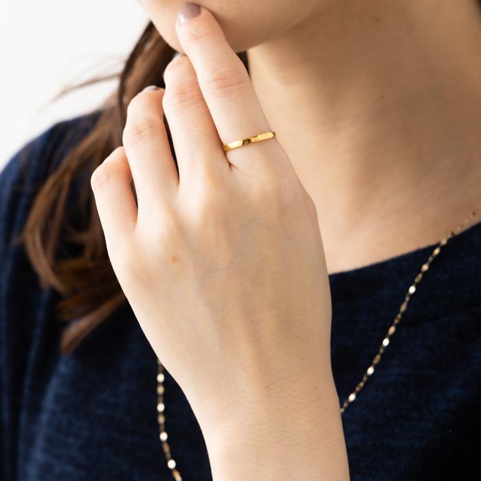 24金 K24 純金 リング 指輪 ゴールド 豪華 平打ち デザイン 約1.8g(10