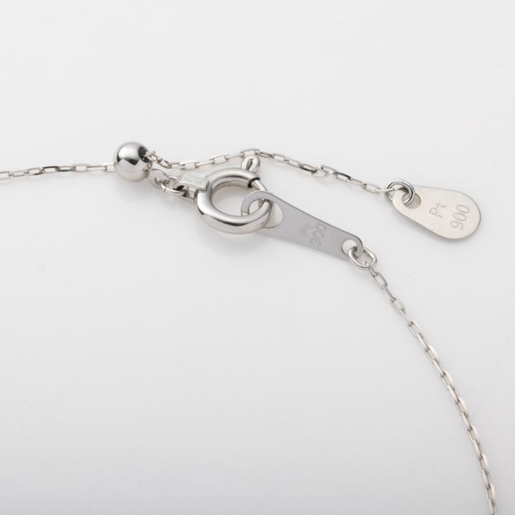 約45cm プラチナ 0.5ct ピジョンブラッド ルビー ペンダント スライド