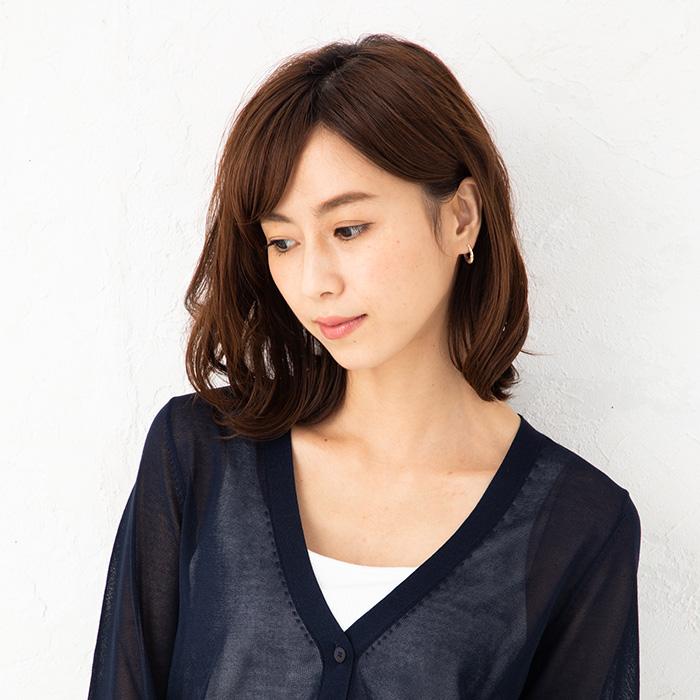 ピンキーリングピアス フープピアス ラージ ゴールドピアス K18/WG  K18PG/WG  コンビカラー 約1.3g(左右合計) 18金 ゴールド ホワイトゴールド ピンクゴールドの画像