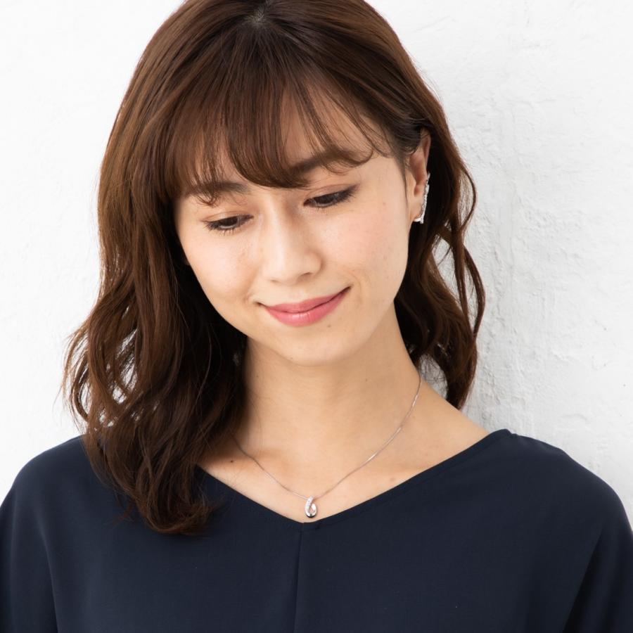 イヤーカフ ダイヤモンド　0.23ct　約3.0g　左耳用 18金　ゴールドイヤーカフ　ホワイトゴールド K18WGの画像