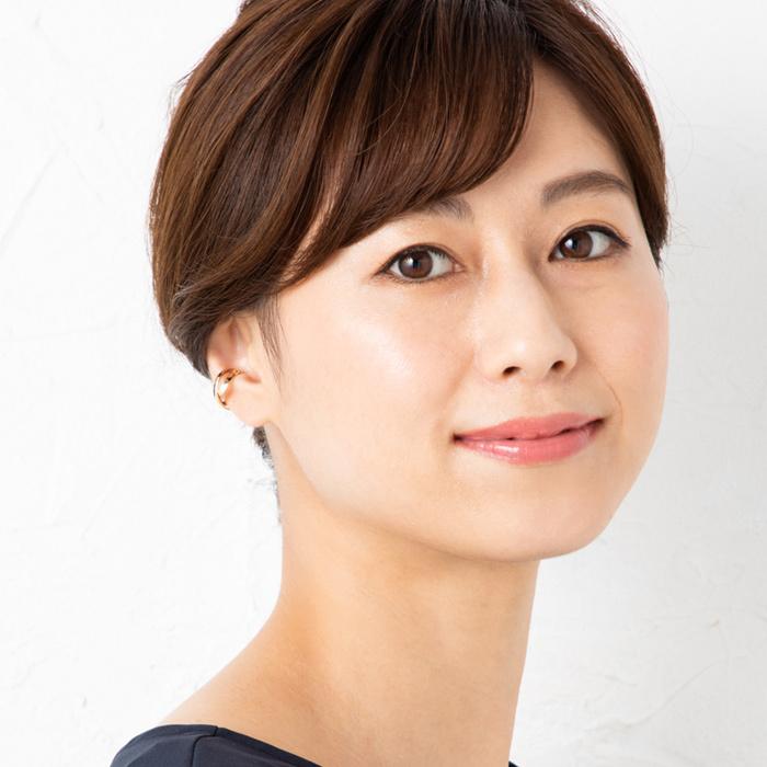 K10YG イヤーカフ 重さ約0.4g 方耳用 10金 イエローゴールド : J