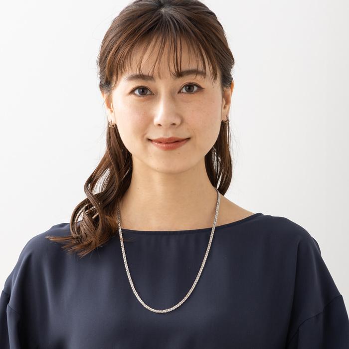 純プラチナ ネックレス 約60cm 約8.6g リバーシブル デザイン 純プラチナ ネックレス 約60cm 約8.6g リバーシブル デザイン