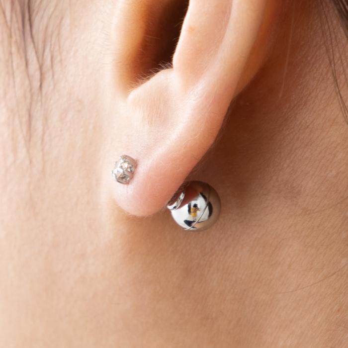 k18 ダイヤモンド　スタッドピアス 在庫限りのお得な商品 K18 ダイヤモンド 約0.26ct(左右合計) スタッド