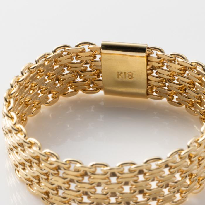 新品　18金 K18 YG ビスマルク　リング （サイズよく読んで下さい） 新品 18金 K18 YG ビスマルク リング （サイズよく読んで下さい） 楽天