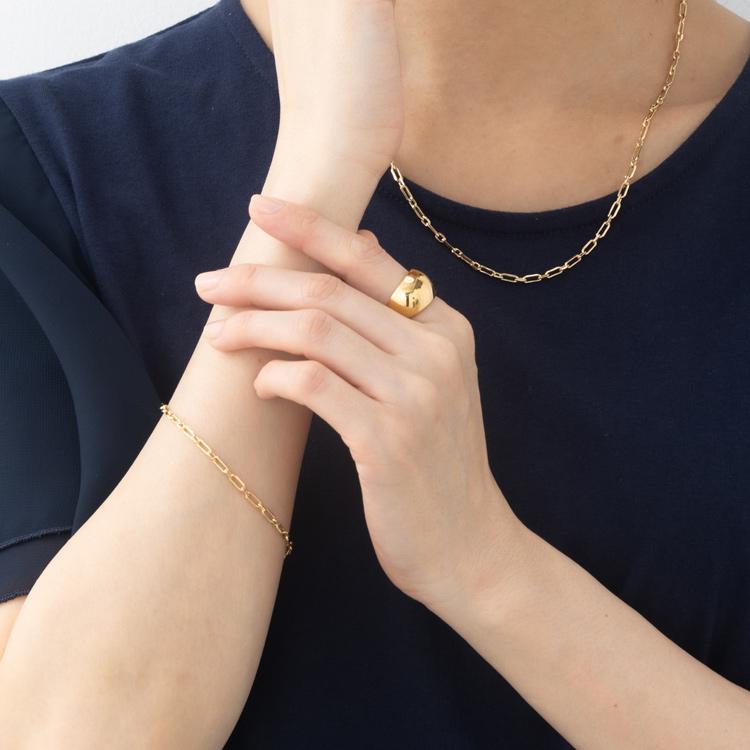 ミーさんK24純金 甲丸リング4.46g指輪リング 刻印あり ハンドメイド 24