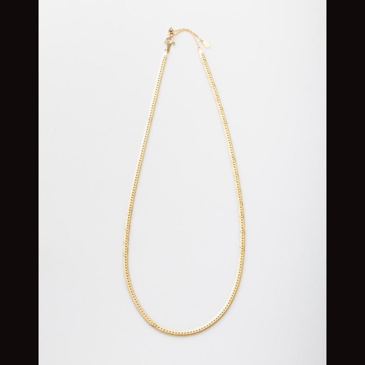 約38＋5cm 中空 ヘリンボーン チェーン ネックレス 幅約2.7mm ムーブ