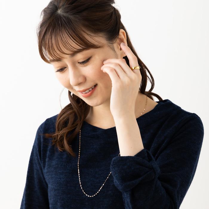K18 リング 18金 指輪 ゴールド 豪華 平打ち デザイン 約3.7ｇ(10号基準)　幅約4.6ｍｍ レディース メンズ ペアリング マリッジリングの画像