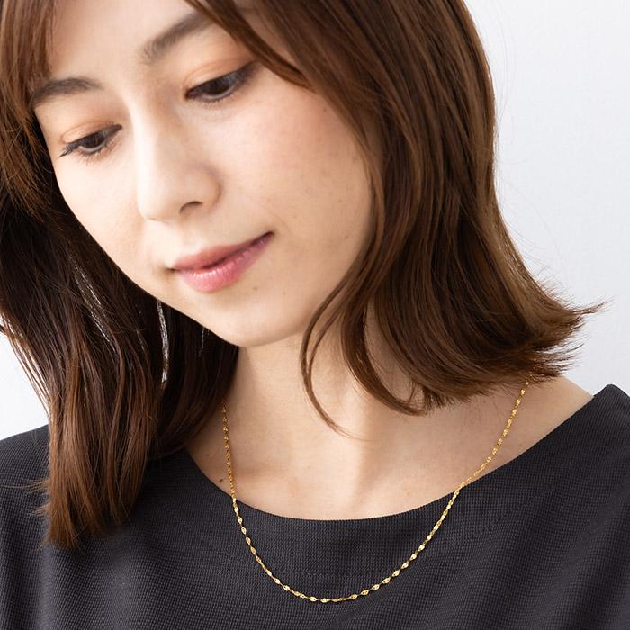 純金 K24 約42cm サザンクロスチェーンネックレス 24金