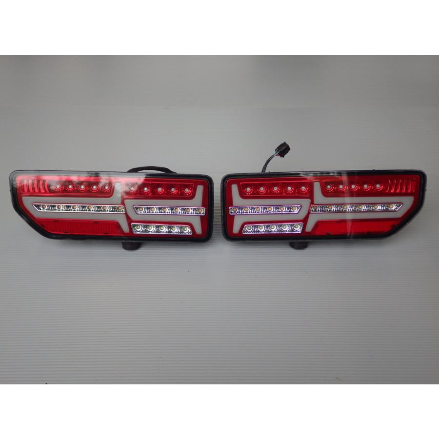 ジムニー JB64 JB74 マイクロファイバーLEDテールランプ レッド