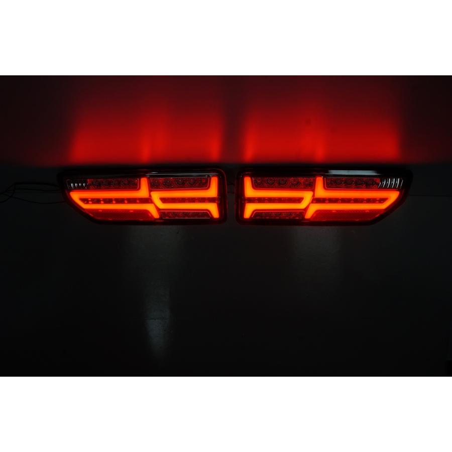 ジムニー JB64 JB74 マイクロファイバーLEDテールランプ レッド