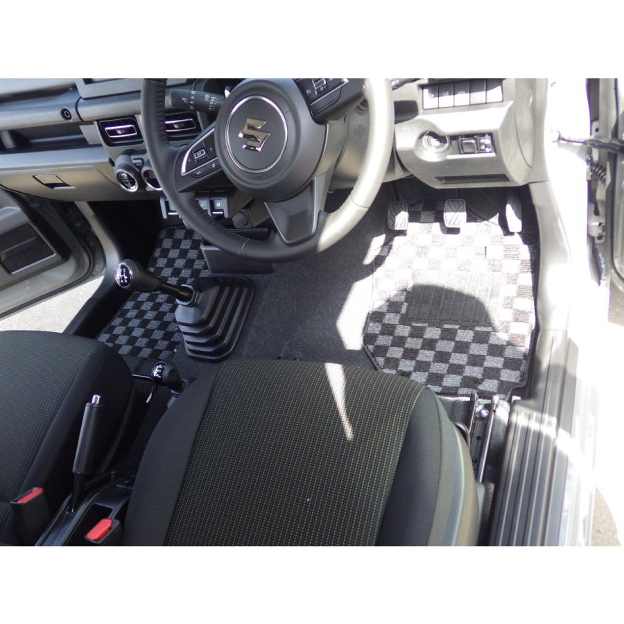 ジムニー JB64/JB74 フロアマット MT用 前後セット : ジェイ 