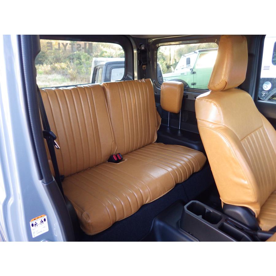 ジムニー JB64/JB74 クラシックシートカバー キャメル ヴィンテージ