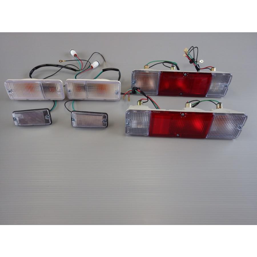 ジムニー JA11/JA22 クリアウィンカー/テールランプ6点セット