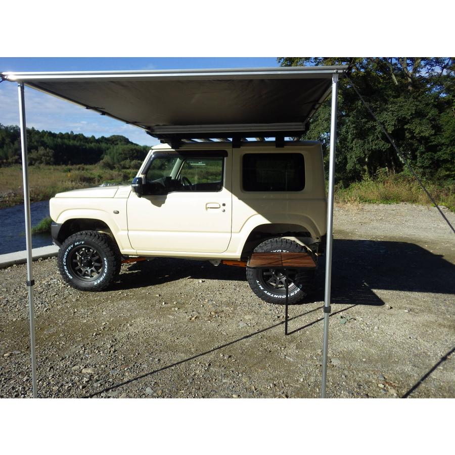 ジムニー JB64/JB74 軽量アルミルーフキャリア サイドタープセット