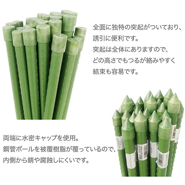 園芸支柱 16mm×長さ240cm 25本 セット (まとめ買い) (配送エリア