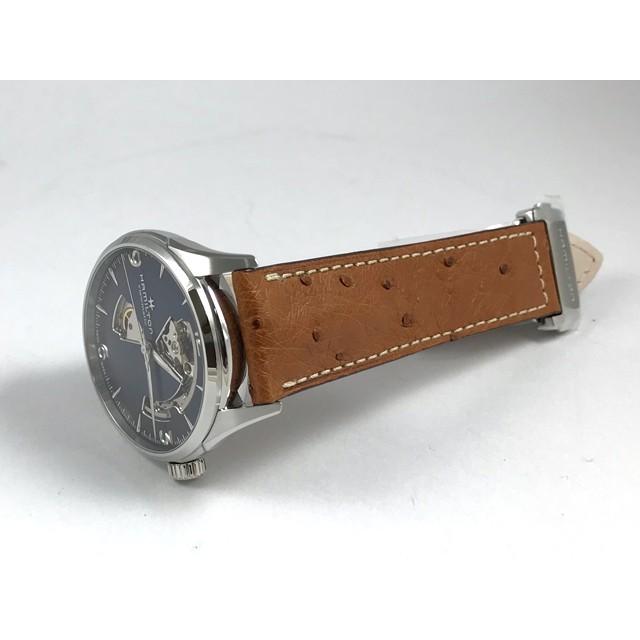 ハミルトン正規品 ジャズマスター・オープンハート42mm(オーストリッチ
