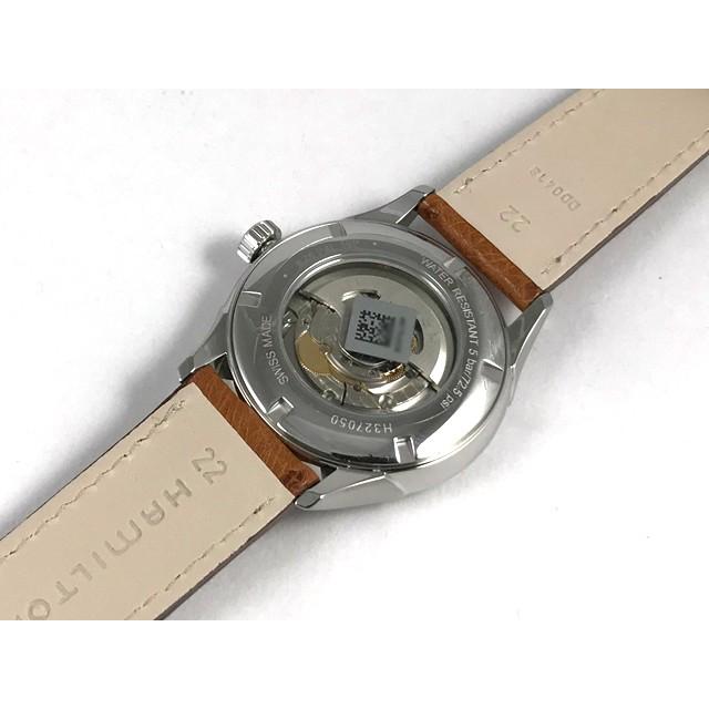 ハミルトン正規品 ジャズマスター・オープンハート42mm(オーストリッチ 