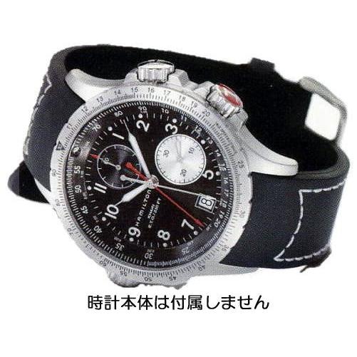 HAMILTON H691776100/カーキETO/GMTエアレース用ブラックラバー HAMILTON H691776100/カーキETO/GMTエアレース用ブラックラバー