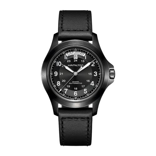 ハミルトン カーキ キング デイデイト 自動巻き 腕時計 ブラック文字盤 HAMILTON（ハミルトン） ハミルトン[HAMILTON]カーキ・キング・オート