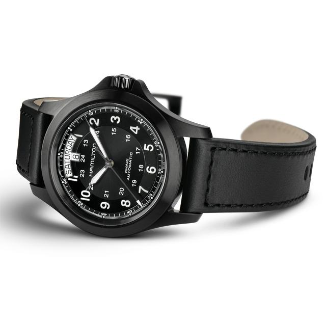 ハミルトン カーキ キング デイデイト 自動巻き 腕時計 ブラック文字盤 HAMILTON（ハミルトン） ハミルトン[HAMILTON]カーキ・キング・オート