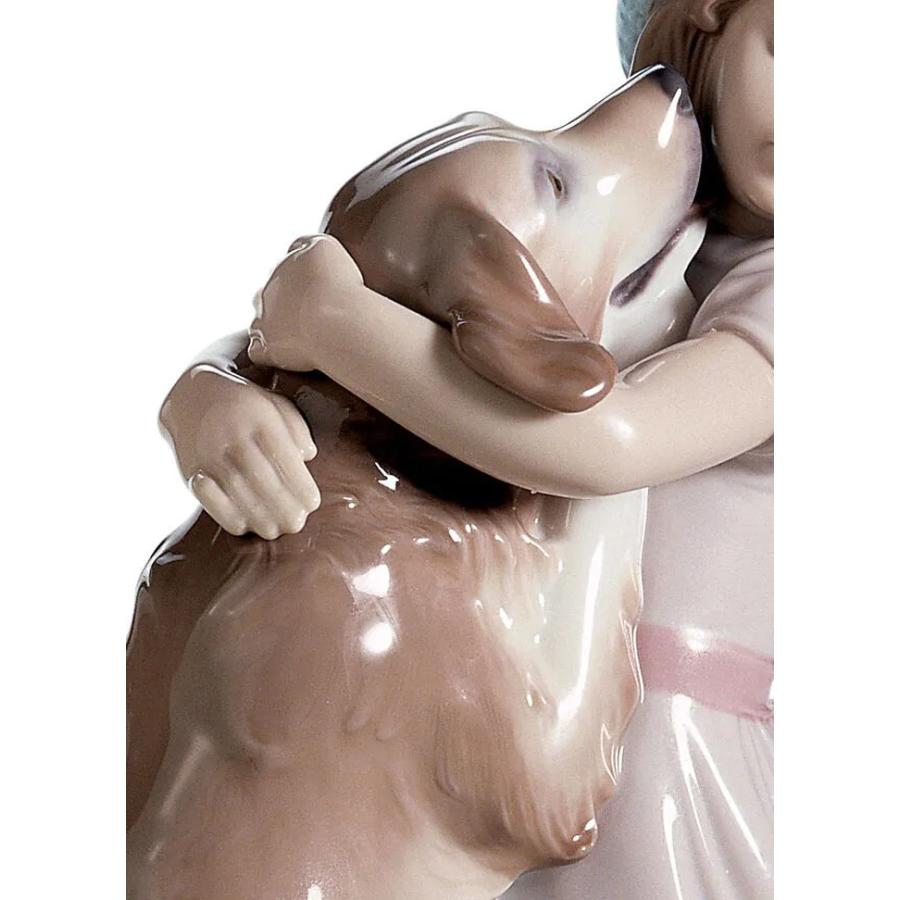 待ってたよ！ LLADRO リヤドロ 犬 フィギュリン 置物 オブジェ