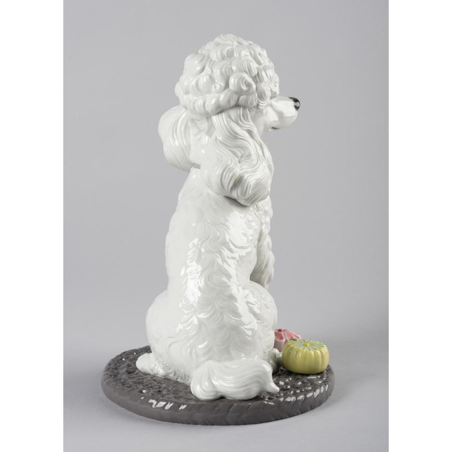 プードルのお茶会 LLADRO リヤドロ 犬 リアル フィギュリン 置物