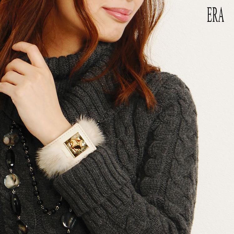 sankyo shokai（三京商会） ［ERA］ ミンク ファー レザー ワイド