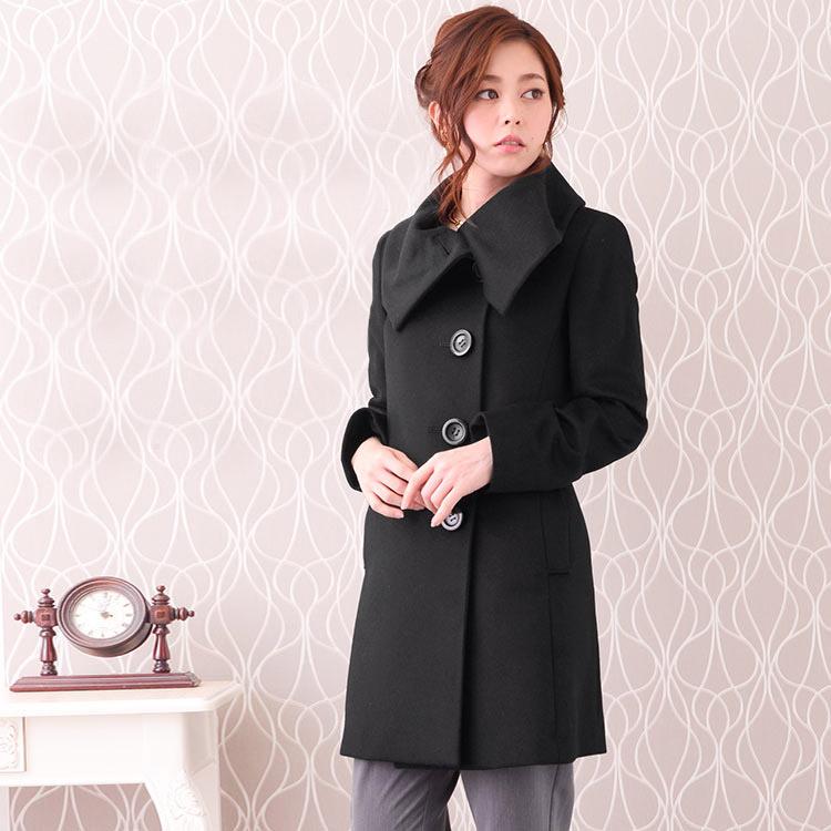 お買得価格 カシミヤ コート ビッグカラー 着丈80cm レディース カシミヤ100 ギフト Sankyo Shokai 三京商会 通販 Paypayモール