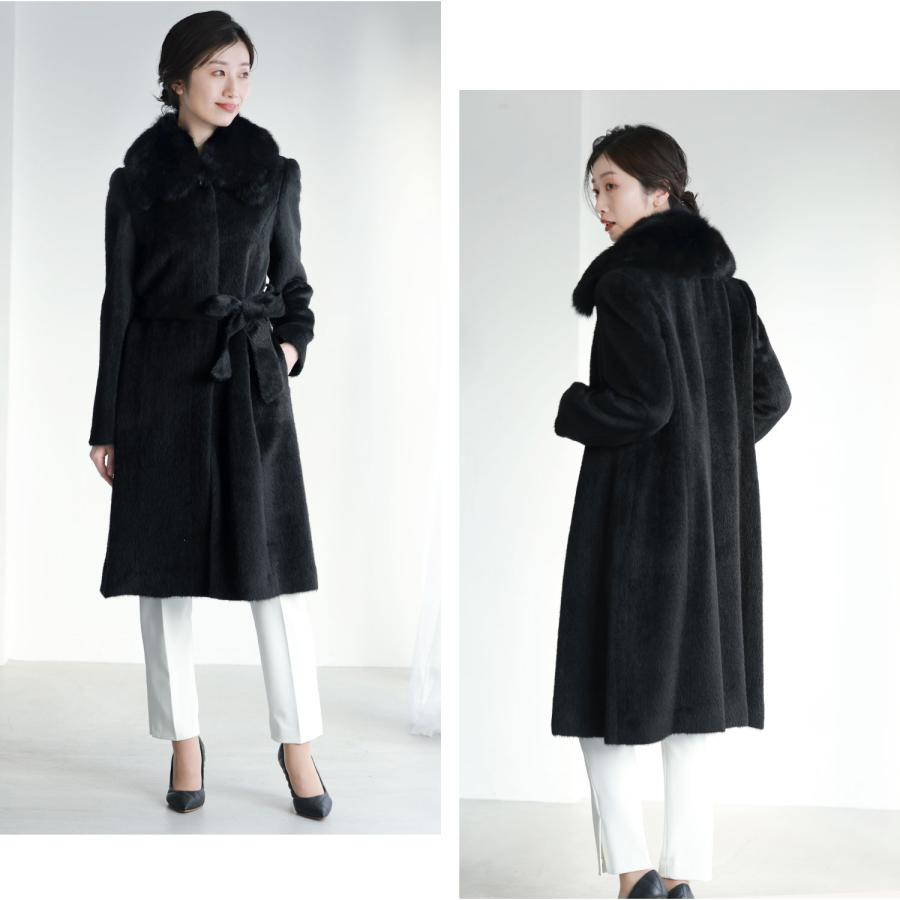 sankyo shokai（三京商会） [10%offクーポン]ロングコート アルパカ