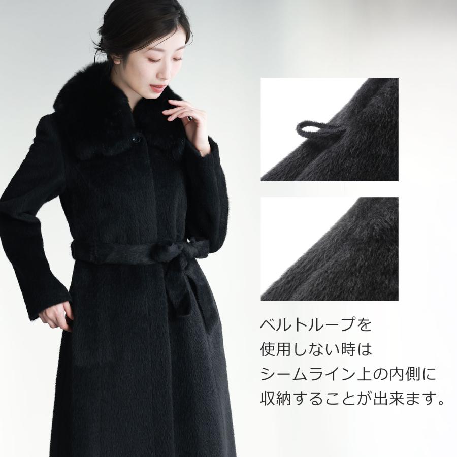 sankyo shokai（三京商会） [10%offクーポン]ロングコート アルパカ