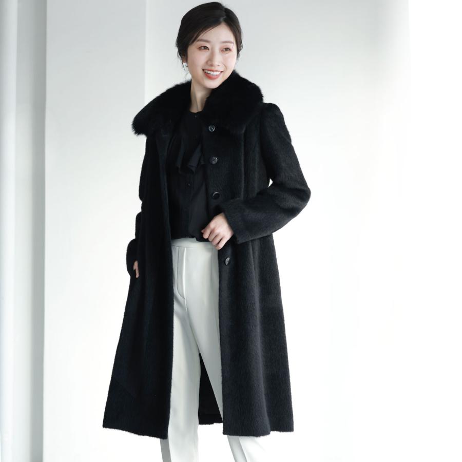 sankyo shokai（三京商会） [10%offクーポン]ロングコート アルパカ