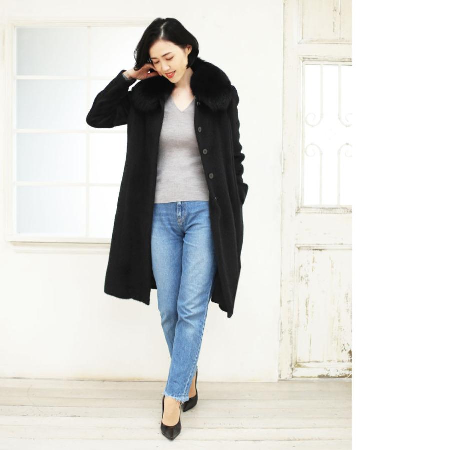 sankyo shokai ロングコート アルパカ レディース フォックス sankyo shokai ロングコート アルパカ レディース フォックス