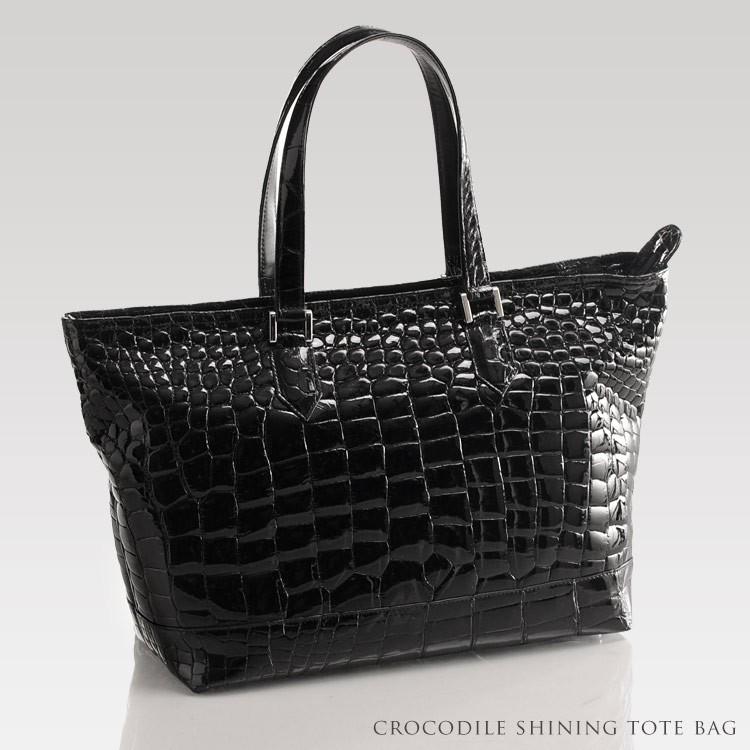 sankyo shokai（三京商会） 【フェア対象】クロコダイル トートバッグ