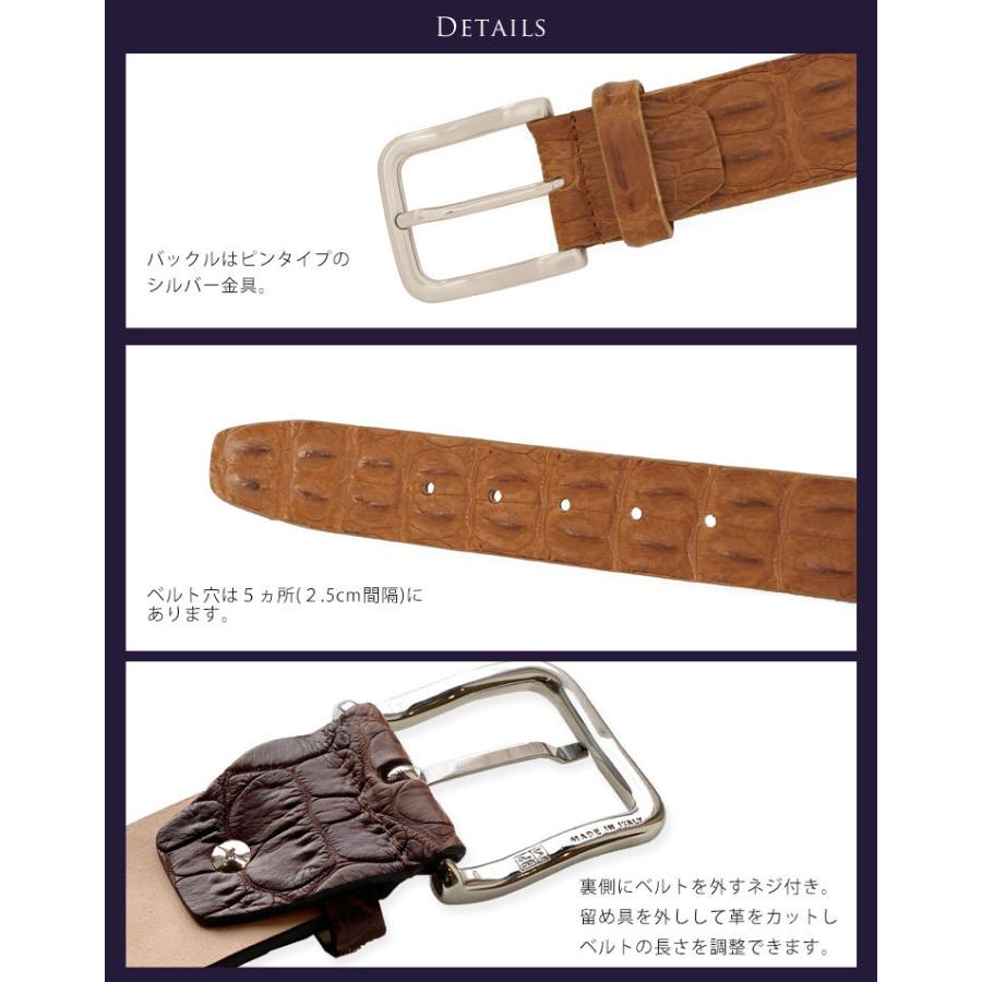 ［10%OFFクーポン］イタリア製 ポロサス ホーンバック ベルト 40mm メンズ 父の日 シングル バックル【爆買!!】の画像