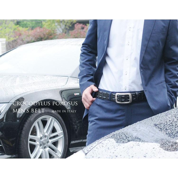 sankyo shokai（三京商会） イタリア製 ポロサス ホーンバック ベルト