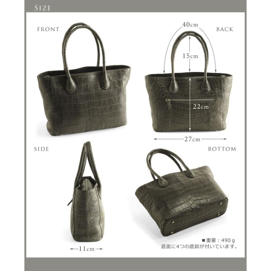 ［5%OFFクーポン］クロコダイルバッグ crocodile クロコダイルバッグ ハンドバッグ マット 加工 センター取り / レディース 保証書 付き 【爆買!!】の画像
