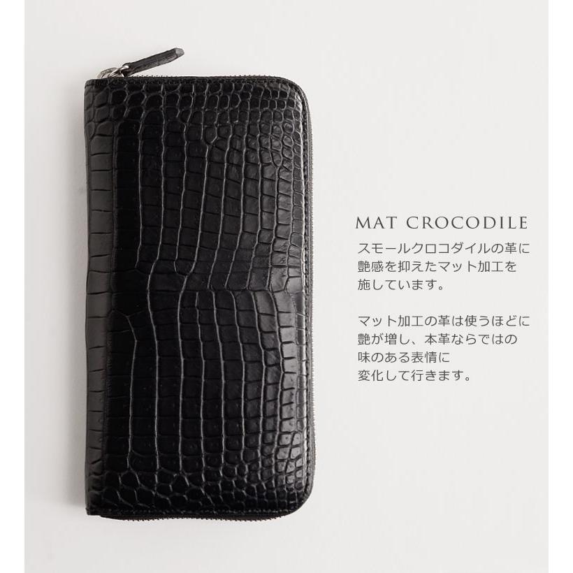 sankyo shokai（三京商会） スモール クロコダイル メンズ 長財布