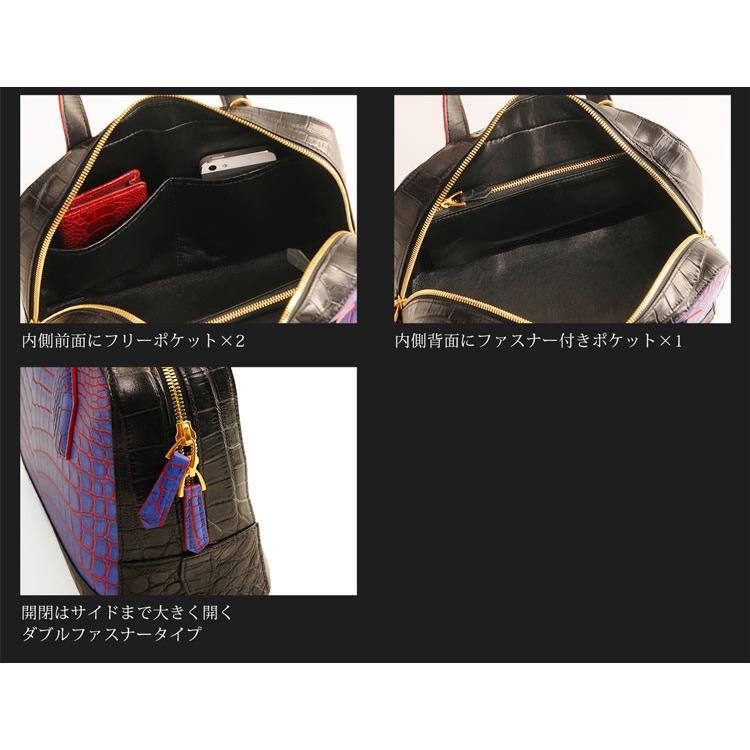 極美品！マットクロコダイル　定価36万　目地染め　2way ハンドバッグ 極美品！マットクロコダイル 定価36万 目地染め 2way ハンドバッグ