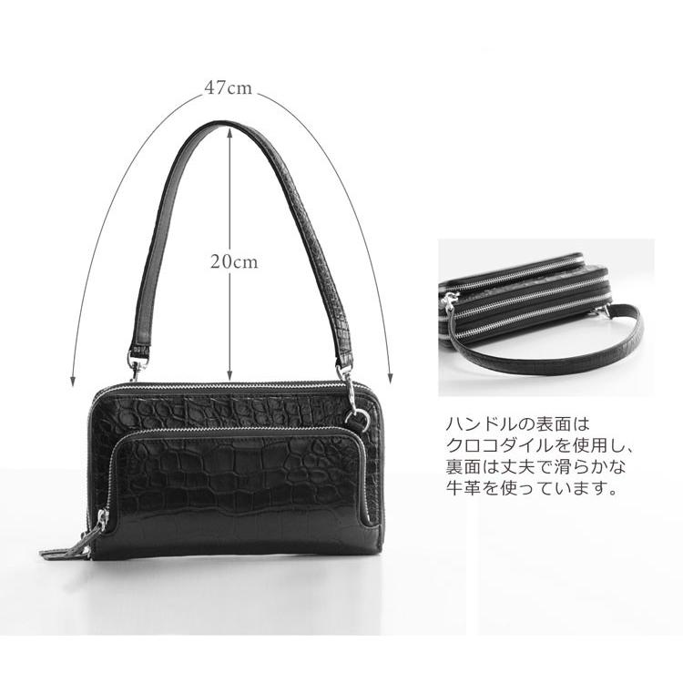 sankyo shokai クロコダイル ミニ ショルダー バッグ レディース sankyo shokai クロコダイル ミニ ショルダー バッグ レディース