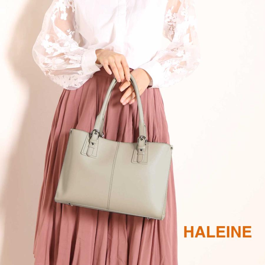 通勤バッグ レディース Haleine トートバッグ サフィアーノ レザー グレージュ ベージュ レッド ネイビー ブラック フォーマル ビジネス 5f r Sankyo Shokai 三京商会 通販 Paypayモール