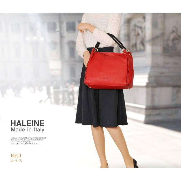 HALEINE ブランド イタリア製 牛革 トートバッグ レディース ギフト A4 大きな トート お仕事バッグ 通勤バッグ(No.07000110)の画像