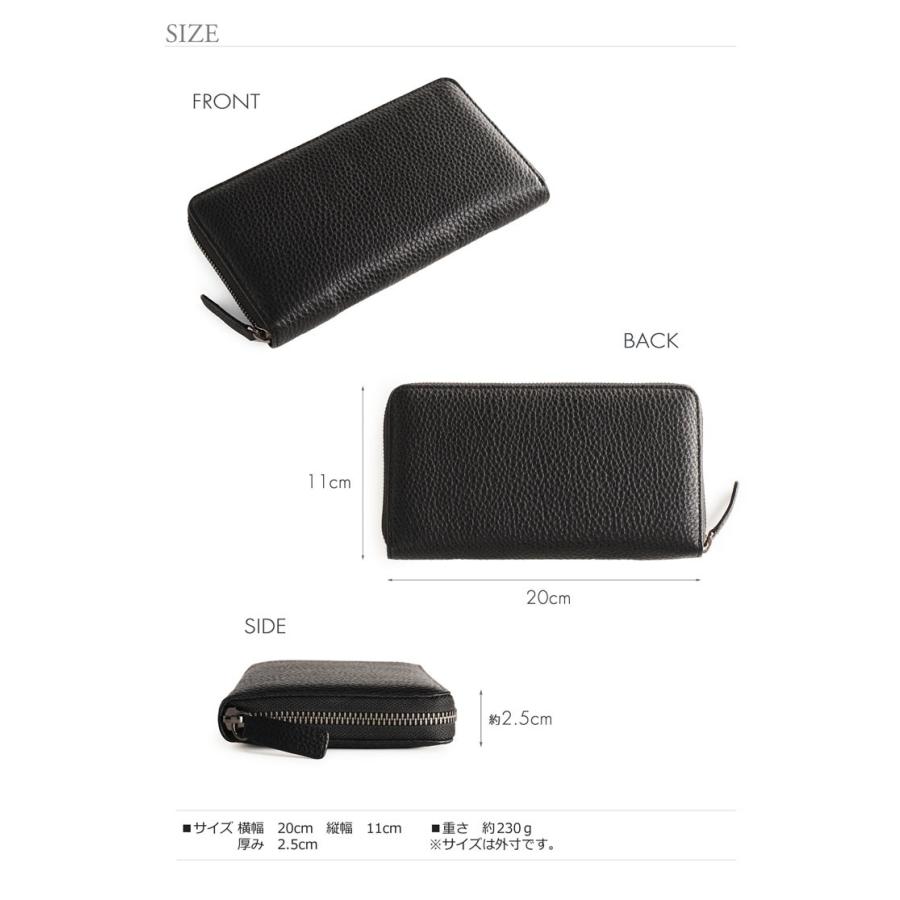 HALEINE[アレンヌ]本革ラウンドジップ長財布シュリンクレザーフルオープン/メンズギフト(No.07000151-mens-1)送料無料!! HALEINE（アレンヌ） 本革 ラウンドジップ 長財布 シュリンク レザー