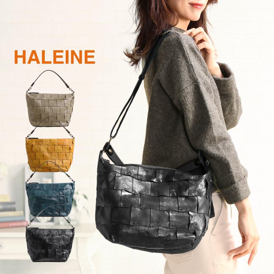 Haleine ブランド 牛革 パッチワーク 2way ショルダーバッグ レディース レザー バック プレゼント 斜めがけバッグ ファスナー No ギフト Sankyo Shokai 三京商会 通販 Paypayモール