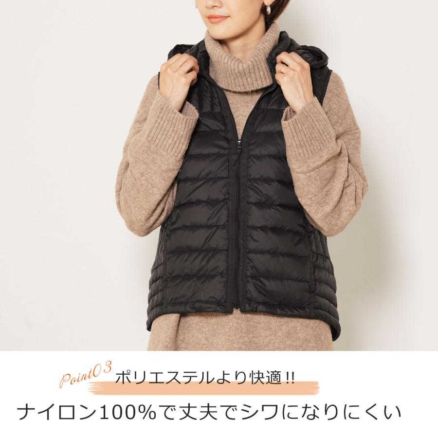sankyo shokai（三京商会） 【10％クーポン】ダウンベスト レディース