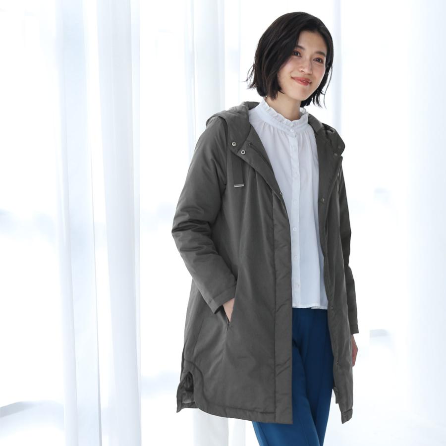 ダウンコート レディース アウター 秋 冬 チャコール ライトグレー ピンク 大きいサイズ 30代 40代 50代 プレゼント 大きいサイズ きれいめ r r Sankyo Shokai 三京商会 通販 Yahoo ショッピング