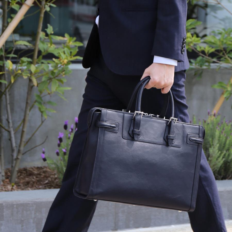 ビジネスバッグ メンズ 本革 革 ブランド 牛革 本牛革 ブリーフバッグ 通勤 就活 営業 男性 Monte Spiga r ギフト Sankyo Shokai 三京商会 通販 Paypayモール