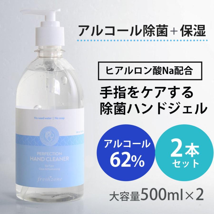 人気の雑貨がズラリ アルコール 除菌ジェル ハンドジェル 500mlx2本 ヒアルロン酸 配合 2r クリスマス